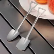 Titanium Spoon Kitchen Mini Shovel style Coffee Cake Spoon Healthy Tableware