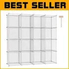 Versatile Cube Storage Organizer – 16 Shelves for Stylish Living Space