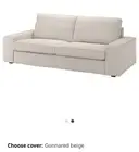 New IKEA Kivik Sofa Cover Gunnared Beige 305.576.86