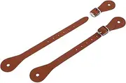 LOORGVEL 2pcs Adjustable Spur Straps Professional Horse Riding Gear for Boots Like Material for Outdoor Training and Riding Activities