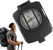 Portable Pocket Compass,Portable Fluorescent Navigation Compass | Belt Loop Design Survival Tool for Camping, Boating, Mountaineering, Exploration, and Field Practice
