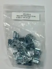 Lot of 4 355-00010 16ea Rack Mount Cage Nut 12-24