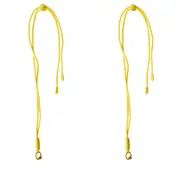2x Urban Products Nylon Pop Universal Mobile Phone Cord/Sling Adjustable YLLW