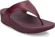 FitFlop Women's Lulu Leather Toe-Post Sandals Wedge