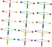 Kisangel 28pcs Mixed Color Plastic Ball Fun Noise Maker for Parties Games Celebrations Engaging Design for Added Excitement Entertainment