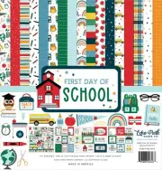 Echo Park Collection Kit 12"X12"-First Day Of School DS276016