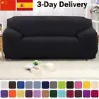 Solid Color Elastic Sofa Cover Universal Slipcover Couch Cover 1/2/3/4 seater