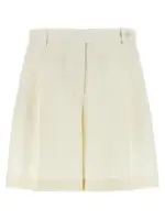 [Brioni] Brioni-Gaia Bermuda E Short Bianco-Donna 40IT