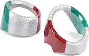 Interior Front Air Outlet Decorative Cover Protective Frame Car Accessories for Stelvio 2017-2020 Trim Interior (Color : Multi-Colored)