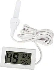 1pc Thermometer Mini Hygrometer Measure Thermometer Hygrometer Digital Meter Indoor Humidity Monitor Temperature Digital Humidity Gauge Moisture Monitor Indoor White Plastic