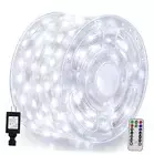 String Lights 600LED 197FT Fairy Lights IP67 Waterproof 600 LEDs Cool White