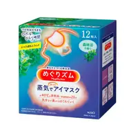 在飛比找PChome24h購物優惠-日本品牌【花王Kao】溫感蒸氣眼罩-森林香12枚入