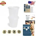 240 Bulk 24oz Microwaveable Food Storage Containers - Reusable & Dishwasher Safe