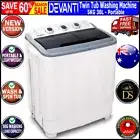 Devanti 5KG Mini Portable Twin Tub Washing Machine Laundry Spin Wash Washer New