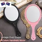 Dresser Mirror Standing Makeup Vanity Mirror Handheld Mirror Vintage Oval-Shape