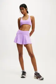 [Body] Body - Round Out Lifestyle Skirt - Cyber grape/pastel lilac L CYBER GRAPE/PASTEL LILAC