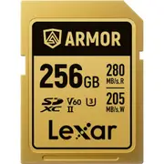 Lexar Professional ARMOR GOLD PRO 256GB SDXC UHS-II Card