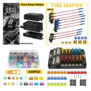 10PC Fuse TAP ADAPTER KIT 12V 5/15 Amp Car Add-a-circuit Mini ATM APM Blade Fuse