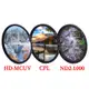 KnightX HD-MCUV+CPL+ND2-1000 可調式減光鏡 18層超薄奈米鍍膜UV 偏振鏡52mm58mm