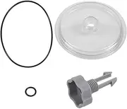 Moreeulsi Pool Trap - Swimming Pool Pump Lid with Valve and -Rings - Trap, Filter Container Pool Pump Covers for Sand Filter Pump