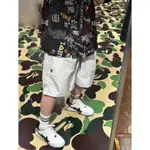 XSPC A BATHING APE HEAD ONE POINT BEACH SHORTS 小LOGO猿頭沙灘短褲