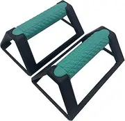 Push Up Bars, Strength Training Equipment, Home Gym Accessories, Ergonomic Handles Slip Resistant Base Black Pair for Upper Body Workout, 7.48x4.33x2.76 Inches
