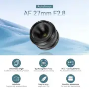 7Artisans 27mm F2.8 APS-C Auto Focus Lens for Fujifilm Fuji X-H/X-T/X-A Mount
