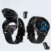 Smart Watch 2 in 1 Wireless Bluetooth Dual Headset Call Sport Music Smartwatch