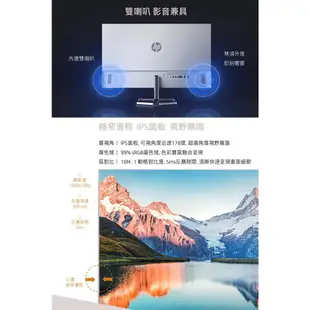 HP 惠普 M24fwa 23.8吋 螢幕顯示器 薄機身 HDMI VGA 含喇叭 IPS 白色