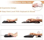 Mouse Pad (35.4x15.7 in)+Keyboard Wrist Rest + Mouse Wrist Rest Pad XXL Gaming M