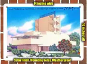 METAL SIGN - Florida Postcard - Anne Pfeiffer Chapel at Florida Southern Colleg