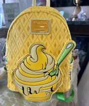 Disney Parks Eats Pineapple Swirl Dole Whip Loungefly Mini Backpack