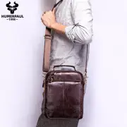 bag leather shoulder genuine crossbody men's messenger handbag business mens