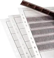 25 x Negative Filing Sheets for 35mm Film. Acid-Free, Archival Safe. Premium Waxed Paper Archive Storage Pages for Ring Binders