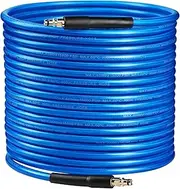 20M Pressure Washer Replacement Hose for Kärcher K2 K3 K4 K5 K6 K7 Series Extension Hose Drain Cleaning Set Fitting Quick Connector Blue 180 Bar