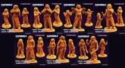 3D Printed Papsikels - Yakuza Skull Hunter Set March 2023 Cyberpunk - 28mm 32mm