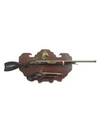 在飛比找樂天市場購物網優惠-火銃燧發槍海盜工藝品洋槍模型歐式玩具火繩槍影視拍攝金屬道具-