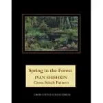SPRING IN THE FOREST: IVAN SHISHKIN CROSS STITCH PATTERN