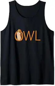 [Disney] Winnie the Pooh Owl Classic Lettering Tank Top