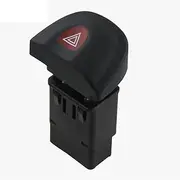 BHUTMPJK Emergency Hazard Warning Indicator Light Switch Button 8 Pins 7700435867 Fit for Renault Megane I MK1 Double Flash Lights Autoparts