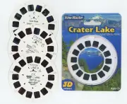 Crater Lake National Park Oregon View-Master 3 TEST Reels and Copy of Cover