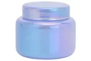 Annabel Trends Glass Opal Jar Home Bathroom Storage Organiser Sml Periwinkle