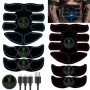 Body Wireless EMS Fitness Muscle ABS Stimulator Toner Massager Abdominal Trainer