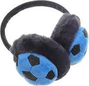[COSMEVIVI] Warm Earmuff Ear Muffs for Winter Fuzzy Ear Muffs Headband Unicorn Winter for Headphones Fur Headphones Noise Beanie Blue Plush