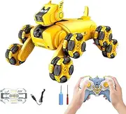 Robotic Dogs for Kids, 8WD Remote Control Robot Dogs, Interactive Climbing Puppy with Music & Light, Electric Robotic Animals for Homes, Schools
