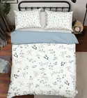 3D Blue Leaf A095 Bed Pillowcases Quilt Duvet Cover Uta Naumann Zoe