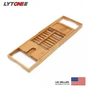 Bathtub Tray Bamboo Bath Tub Caddy Extendable Bathtub Holders Organizers