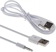 Standard USB Type-A Male to 3.5mm AUX Male Adapter Cable 1M Stereo Audio Cord for Car MP3/4 iPod