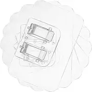 40Pcs Car Clips Transparent Skid Mat Retainer for Secure Floor Mats Easy Installation Car Accessories to Prevent Slippage