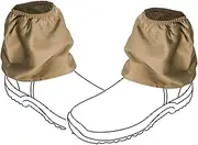 Over Boots Ankle Hiking Gaiters Sock Saver Protect 100% Cotton Khaki